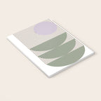 Lines and Shapes in Moss and Lilac Notebook Gallery Image 3