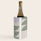 Lines and Shapes in Moss and Lilac Wine Chiller Gallery Image 1