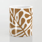 Linocut Plant #2 Coffee Mug Gallery Image 4