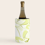 Large white flowers on white background Wine Chiller Gallery Image 1