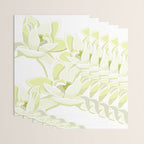 Large white flowers on white background Wrapping Paper Gallery Image 3