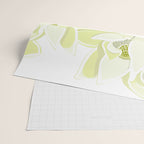 Large white flowers on white background Wrapping Paper Gallery Image 2