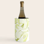 Large white flowers on white background Wine Chiller Gallery Image 3