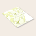 Large white flowers on white background Notebook Gallery Image 2