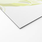 Large white flowers on white background Welcome Mat Gallery Image 2