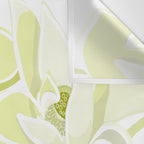 Large white flowers on white background Wall Tapestry Gallery Image 3