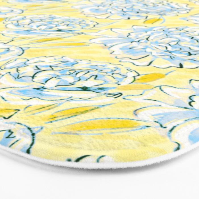 Block Island Blossoms  Bath Mat Gallery Image 3