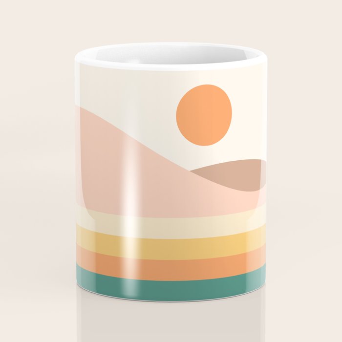 Retro Landscape 06B Coffee Mug Gallery Image 4