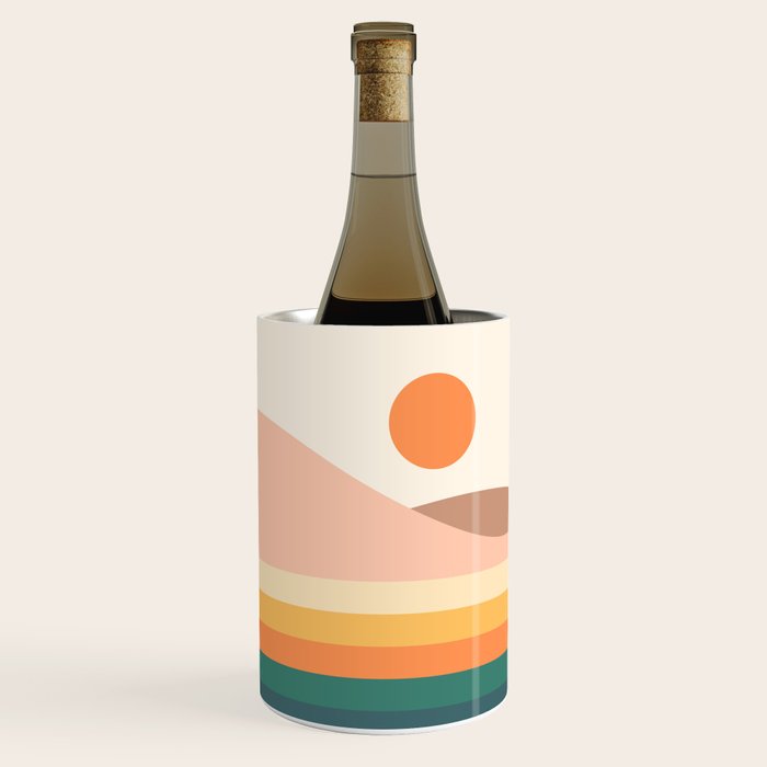 Retro Landscape 06B Wine Chiller Gallery Image 1