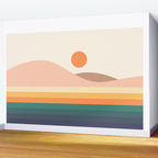 Retro Landscape 06B Wall Mural Gallery Image 2