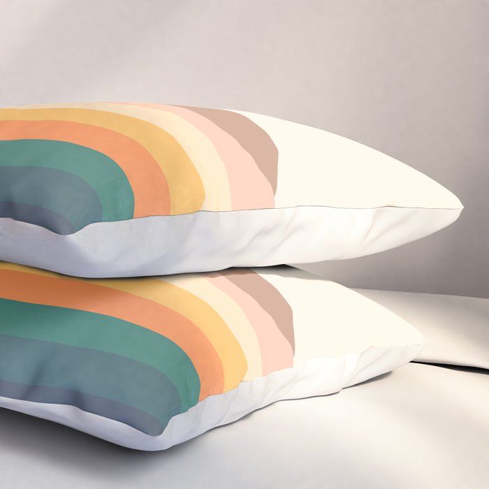 Retro Landscape 06B Pillow Sham Gallery Image 3