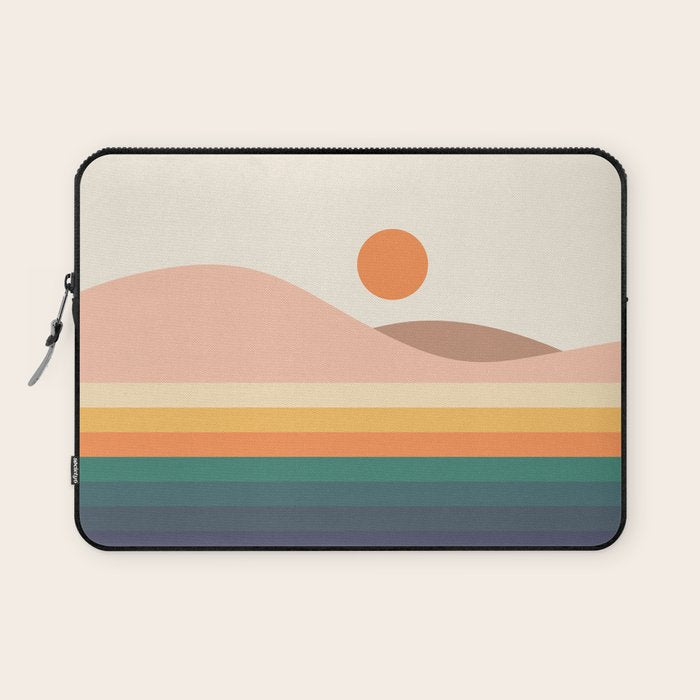 Retro Landscape 06B Laptop Sleeve Gallery Image 1