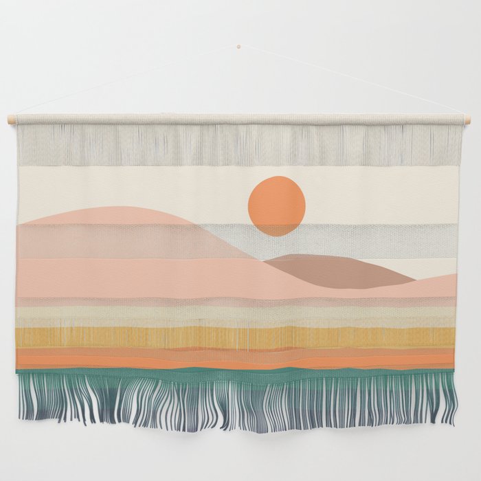 Retro Landscape 06B Wall Hanging Gallery Image 1