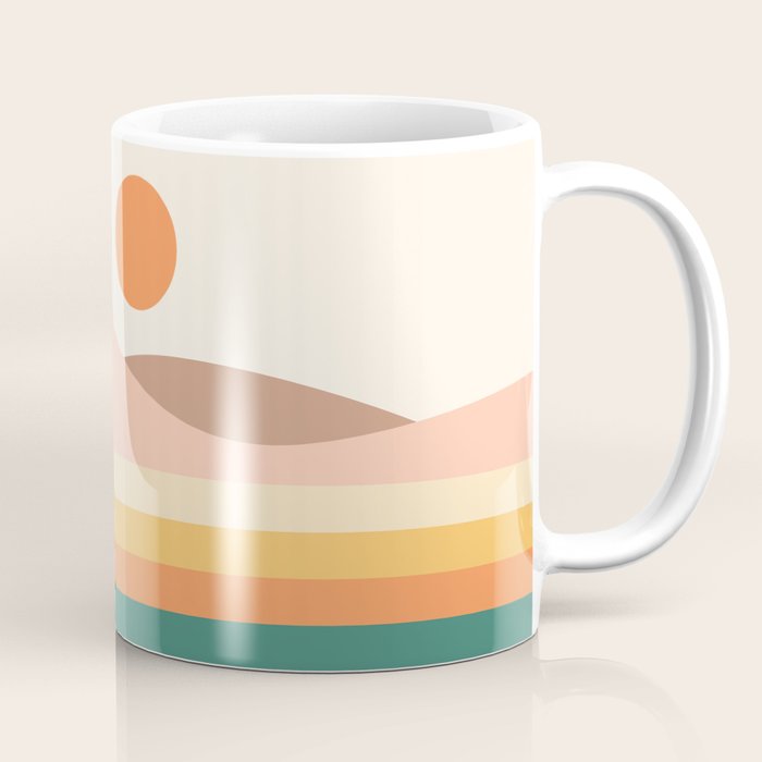 Retro Landscape 06B Coffee Mug Gallery Image 1