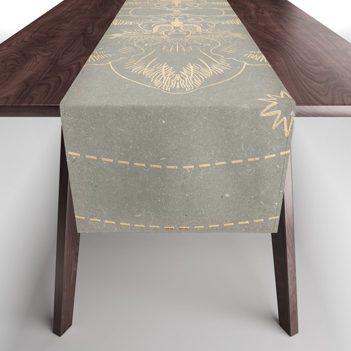 The mystical orchid 02 Table Runner Gallery Image 1