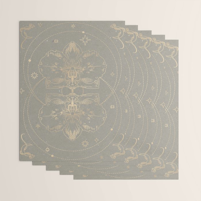 The mystical orchid 02 Wrapping Paper Gallery Image 3