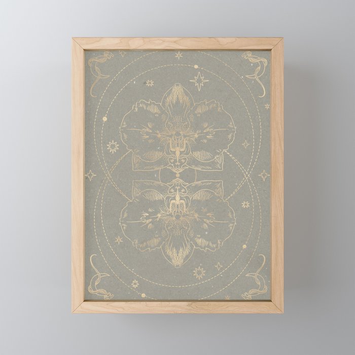 The mystical orchid 02 Mini Art Print Gallery Image 1