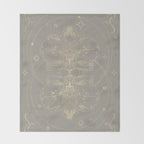 The mystical orchid 02 Throw Blanket Gallery Image 2
