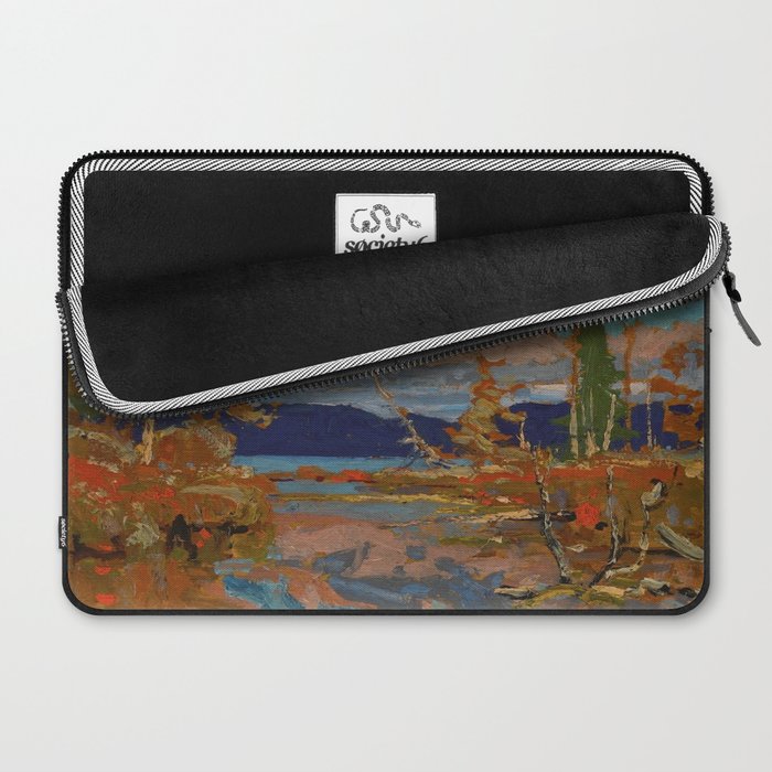 Tom Thomson The Lake, Bright Day 1916 Canadian Landscape Artist Laptop Sleeve Gallery Image 2