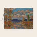 Tom Thomson The Lake, Bright Day 1916 Canadian Landscape Artist Laptop Sleeve Gallery Image 1