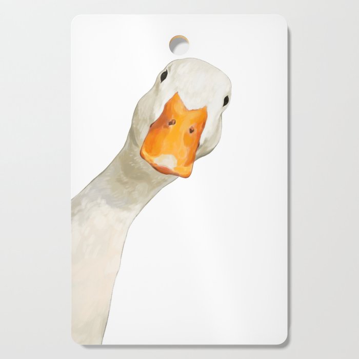 Sneaky White Duck Cutting Board Gallery Image 1