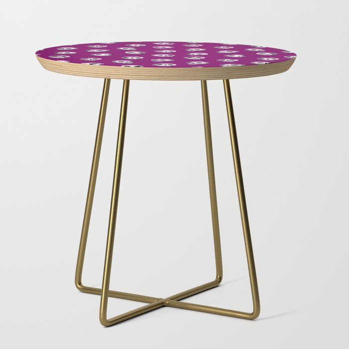 Spooky Skulls - Purple Side Table Gallery Image 1