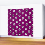 Spooky Skulls - Purple Wall Mural Gallery Image 2
