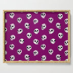 Spooky Skulls - Purple Serving Tray Gallery Image 1