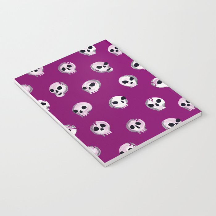 Spooky Skulls - Purple Notebook Gallery Image 3