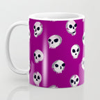 Spooky Skulls - Purple Coffee Mug Gallery Image 3