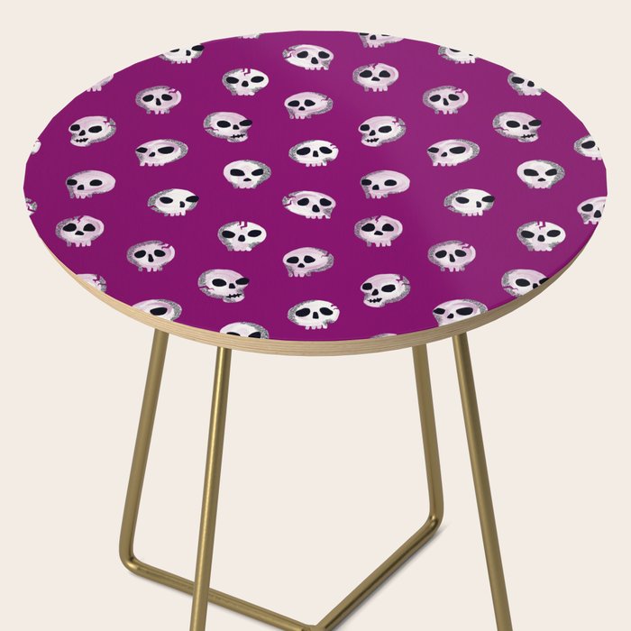 Spooky Skulls - Purple Side Table Gallery Image 2