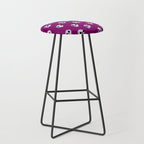 Spooky Skulls - Purple Stool Gallery Image 1