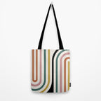Bold Curvature Stripes IX Tote Bag Gallery Image 2