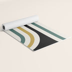 Bold Curvature Stripes IX Yoga Mat Gallery Image 2