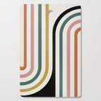 Bold Curvature Stripes IX Cutting Board Gallery Image 1