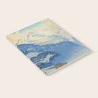 The Jungfrau Vintage Beautiful Japanese Woodblock Print Hiroshi Yoshida Notebook Gallery Image 2
