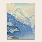 The Jungfrau Vintage Beautiful Japanese Woodblock Print Hiroshi Yoshida Notebook Gallery Image 4