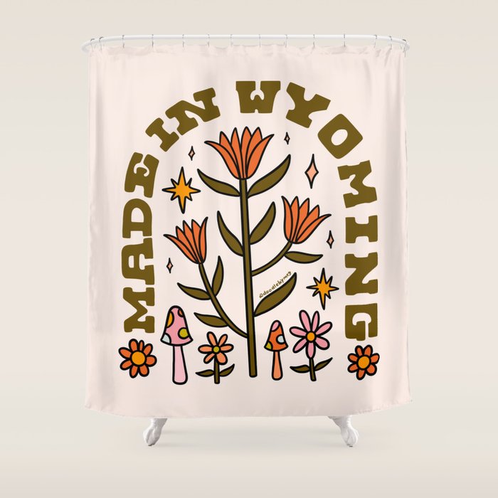 Made In Wyoming Shower Curtain Gallery Image 1