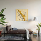 Abstract Minimal Musical Instrument 4 Wood Wall Art Gallery Image 2