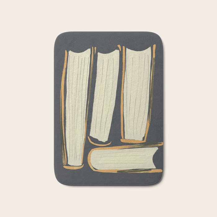 Four Books Bath Mat Gallery Image 1