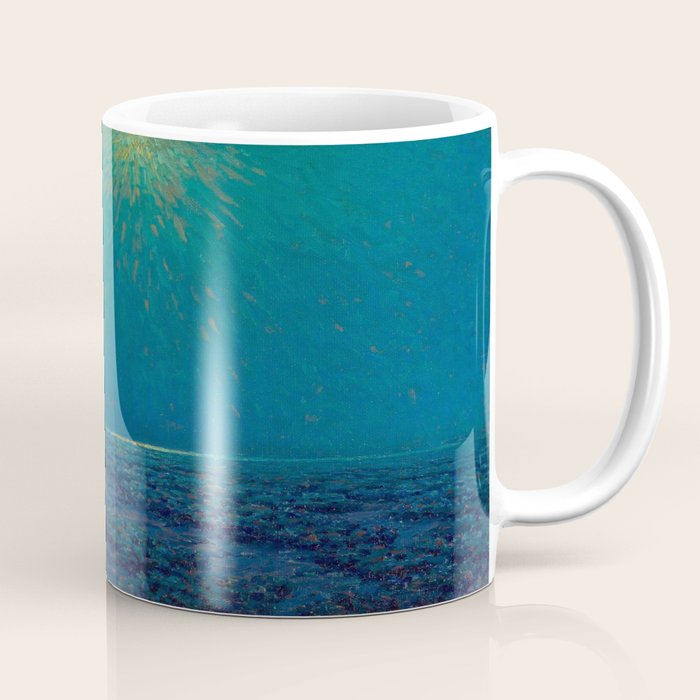 Granville Redmond-Moonlight on the Marsh Oil Painting Coffee Mug Gallery Image 1