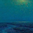 Granville Redmond-Moonlight on the Marsh Oil Painting Coffee Mug Gallery Image 2
