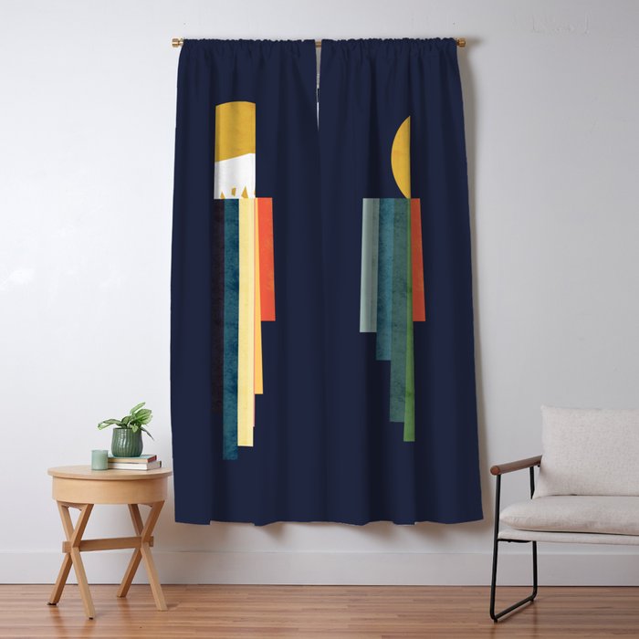 Polar bear on ice cream Window Curtain Gallery Image 5