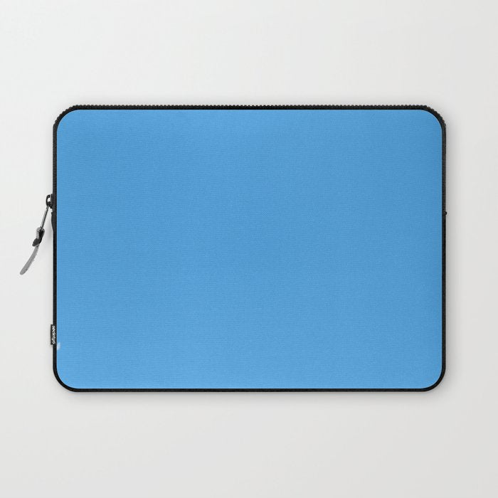 Blue Joy Solid Color Laptop Sleeve Gallery Image 1