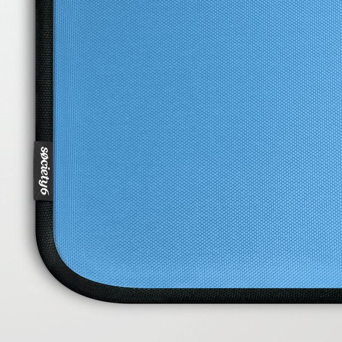 Blue Joy Solid Color Laptop Sleeve Gallery Image 3