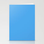 Blue Joy Solid Color Stationery Card Gallery Image 2