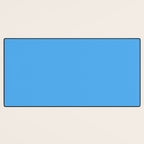 Blue Joy Solid Color Desk Mat Gallery Image 3