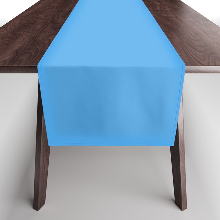 Blue Joy Solid Color Table Runner Gallery Image 1