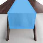 Blue Joy Solid Color Table Runner Gallery Image 1