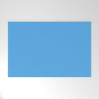 Blue Joy Solid Color Welcome Mat Gallery Image 1